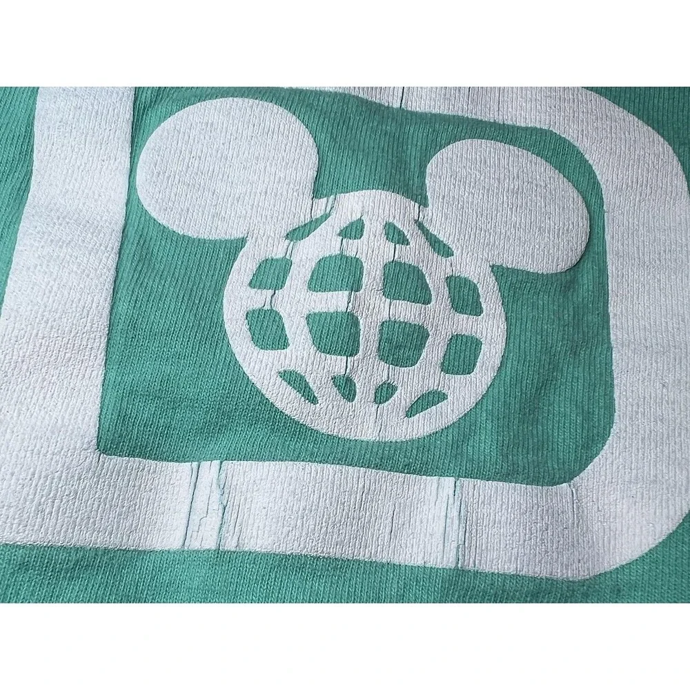Walt Disney World Spirit Jersey Mint Green Seafoam Logo Est 1971 Size Small‎